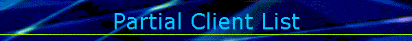 Partial Client List